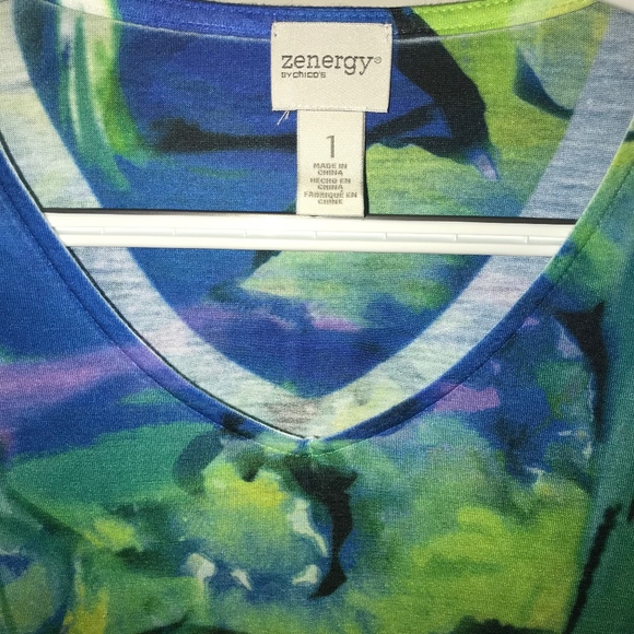 zenergy by Chicos Woman's Tee - Picture 2 of 3